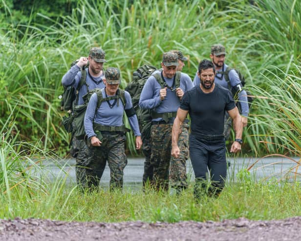 A new team of celebrities on Celebrity SAS: Who Dares Wins are led through the Vietnamese jungle by their instructor