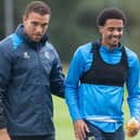 Northern Ireland international Jamal Lewis in Watford training with manager Valérien Ismaël after his season-long loan move from Newcastle United. PIC: Watford FC