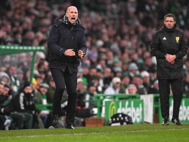 Rangers manager Philippe Clement reacts on the sidelines during the cinch Scottish Premiership match against Celtic