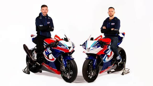 Paul Jordan (left) and Austrian Julian Trummer will ride for the Jackson Racing team in 2024