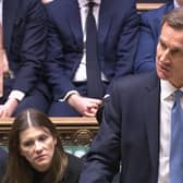 Chancellor of the Exchequer Jeremy Hunt  delivering his Budget to the House of Commons in London