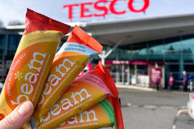 Beam snack bars from Omagh are now on sale in Tesco Northern Ireland