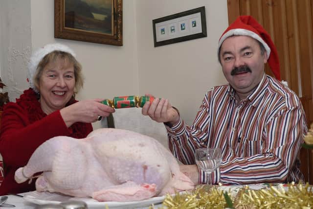 Pauline and Ian Bothwell of Crossfire Trust, Darkley, CoArmagh are already preparing the turkeys - kindly donated by local farmers - for the community dinner on Christmas Day.
Photo: LiamMcArdle.com
