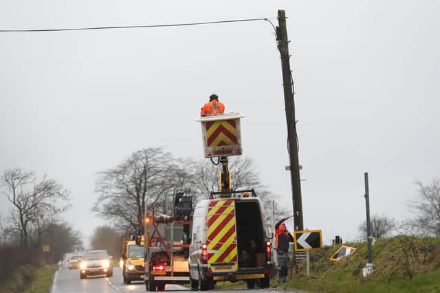 Efforts to repair Northern Ireland's electricity network could be hampered by the approaching Storm Jocelyn, NIE Networks has said.