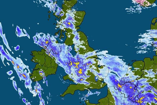 Heavy rain is already affecting Northern Ireland