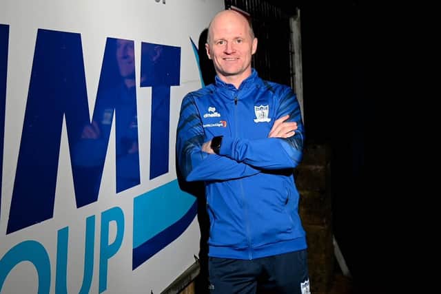 Barry Gray made a winning stat to life as Newry City manager. PIC: Newry City AFC/Brendan Monaghan Photography