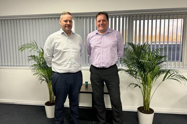 Business services and IT provider Parseq, which has an office in Lisburn, has strengthened its senior team as it targets further growth. Pictured is Gordon Mackinnon and Craig Naylor-Smith