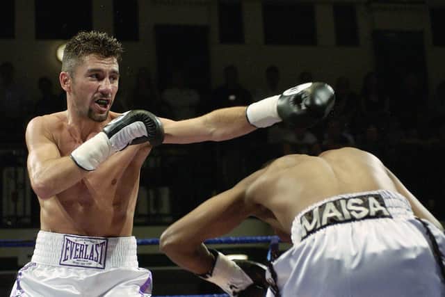 Belfast's Wayne McCullough in action in the ring in 2002