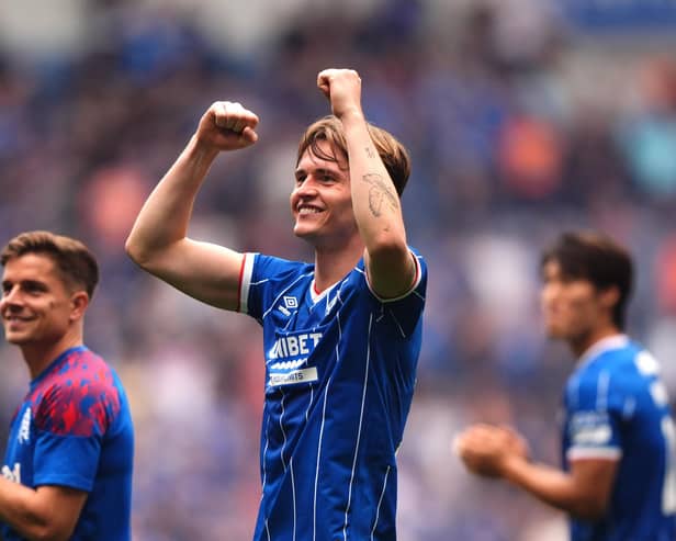 Rangers left-back James Penrice. (Photo by Andrew Milligan/PA Wire)