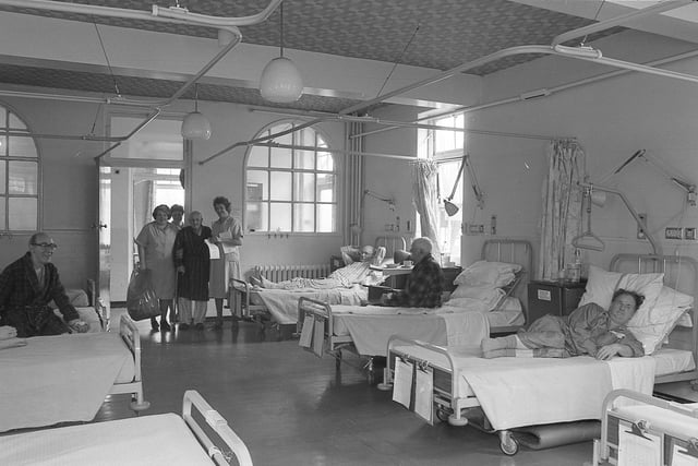 Patients on one of the wards at the old Royal
