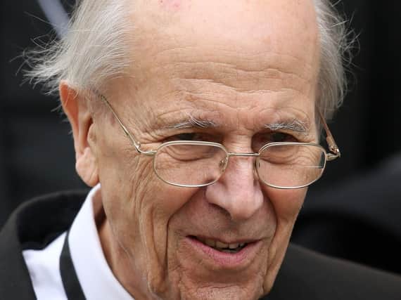 File photo dated 17/04/13 of former Tory Cabinet minister Lord Tebbit, who said he hopes Martin McGuinness is "parked in a particularly hot and unpleasant corner of hell for the rest of eternity".
