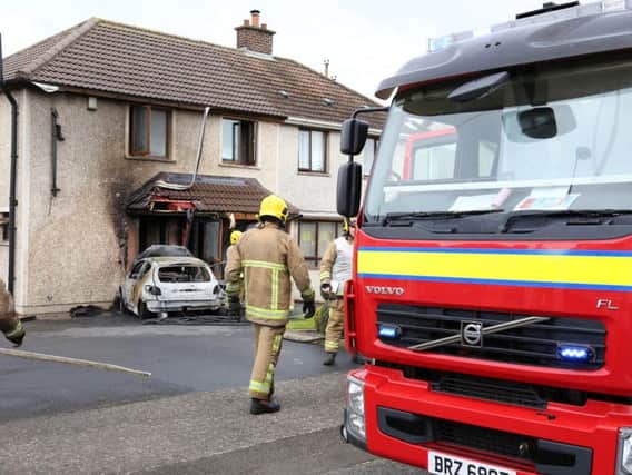 Larne fire attack on home and car