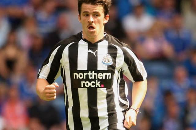 Barton in action for Newcastle United