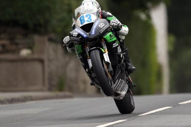 Tobermore's Adam McLean lapped at over 120mph on his 600cc Kawasaki as a newcomer at the Isle of Man TT.