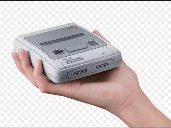Nintendo Classic Mini SNES. Photograph: Nintendo