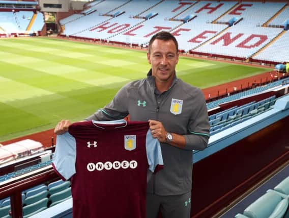 New Aston Villa signing John Terry