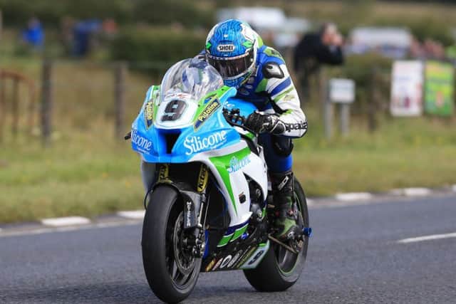 Dean Harrison was second fastest in Superstock qualifying on the Silicone Engineering Kawasaki.