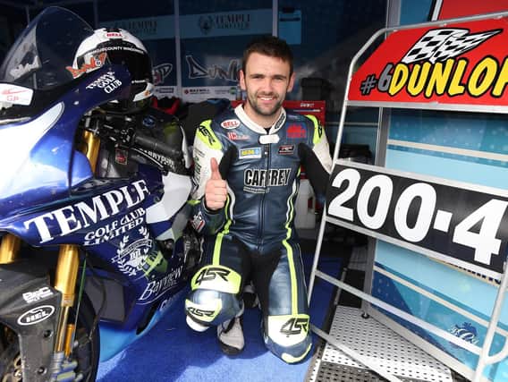 William Dunlop became the first rider ever to top 200mph at the MCE Ulster Grand Prix on Thursday.