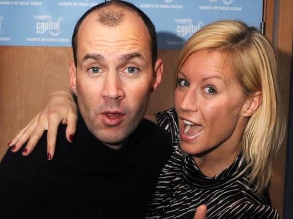 File photo dated 04/02/08 of Johnny Vaughan and Denise Van Outen, who has spoken about how her friendship with The Big Breakfast co-host Vaughan was "tarnished" when they fell out over pay.