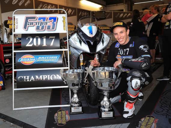 Keith Farmer became a British champion for the third time this year after winning the British Supersport Championship for the Appleyard Macadam Racing team.