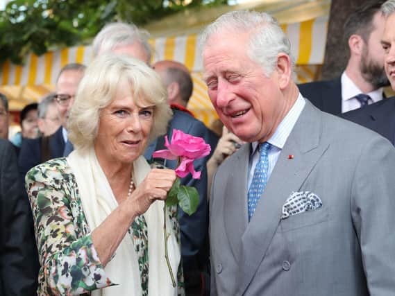 The Prince of Wales and the Duchess of Cornwall tour Nice Flower Market, in Nice, France, meeting members of the public as well as stall holders as part of their visit to the country