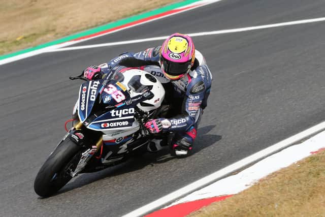 Three-time British champion Keith Farmer is leading the Pirelli National Superstock 1000 Championship for the Tyco BMW team.