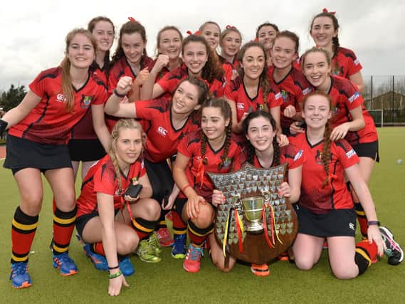 Banbridge Academy celebrate their victory over Wallace in last years final