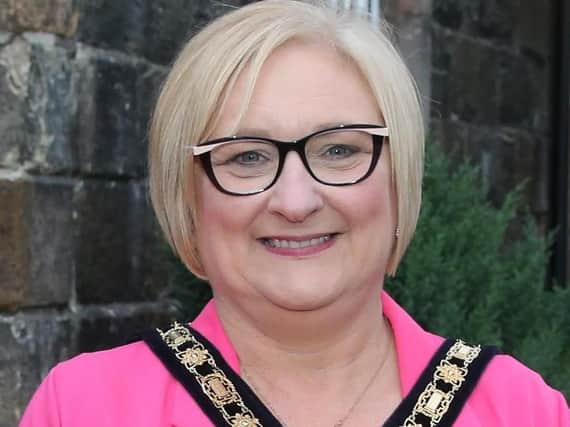 Sinn Fein mayor Brenda Chivers.