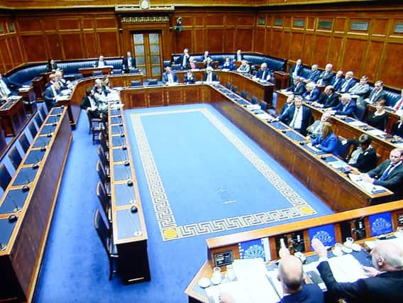 Stormont chamber today
