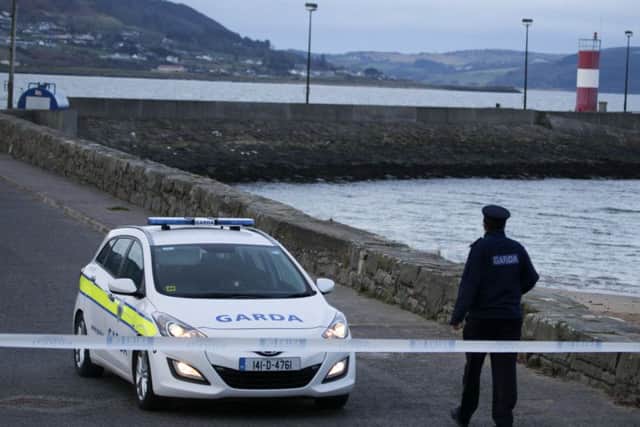 File photo dated 21/03/16 of the scene at Buncrana Pier in Co Donegal after Sean McGrotty and his sons Mark, 12, and Evan, eight, died along with his mother-in-law Ruth Daniels, 57, and her 14-year-old daughter Jodie Lee Daniels after their SUV sank after sliding off the pier slipway