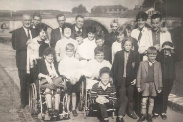 Eddie on Polio Fellowship trip to Portrush in 1963