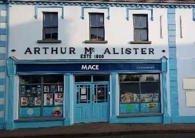 McAlister's shop in Cushendall