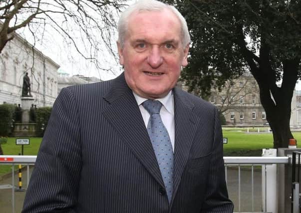 The former Taoiseach Bertie Ahern who says that Theresa May should be taken at her word in vowing her opposition to a hard border