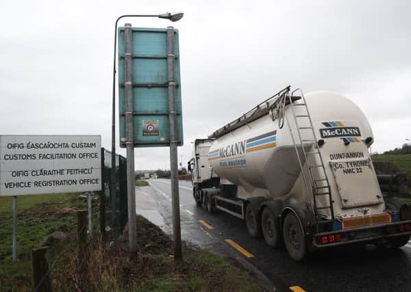 File photo dated 29/03/17 of a sign for an abandoned Customs Facilitation Office at the border between the Republic of Ireland and Northern Ireland near the village of Killeen