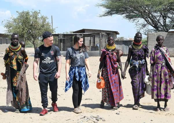 Carl Frampton and his wife Christine visited Kenya  in support of Trocaire's Christmas Appeal.