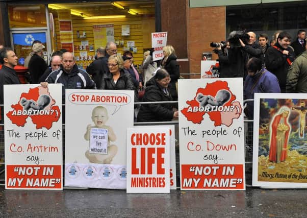 The Marie Stopes abortion clinic in Great Victoria Street united conservative Catholics and Protestants alike in protest as soon as it opened