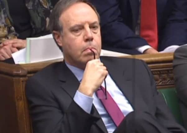 DUP MP Nigel Dodds in the House of Commons on Wednesday.  Photo: PA Wire