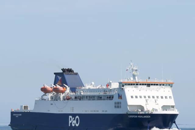 P&0 Ferries operates frequent daily sailings between Larne and Cairnryan