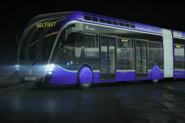 Pictures of new Glider buses for Belfast, sent in by Translink.