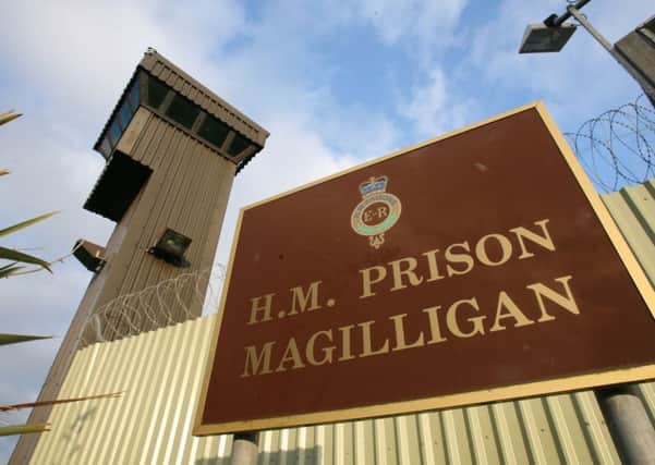 Magilligan Prison in Northern Ireland; inspectors have said that Catholics inmates fare worse than Protestants inmates. Photo: Paul Faith/PA Wire