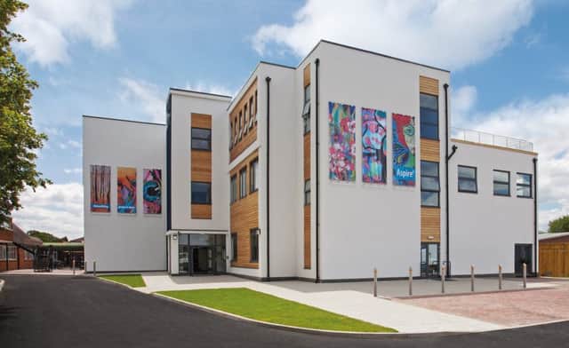 The recently completed sixth form block at Commonwealth School Swindon
