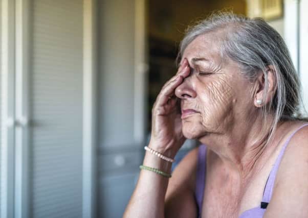 A generic photo of a woman who is suffering from dementia and feeling confused. See PA Feature TOPICAL Health Dementia. Picture credit should read: PA Photo/thinkstockphotos. WARNING: This picture must only be used to accompany PA Feature TOPICAL Health Dementia.