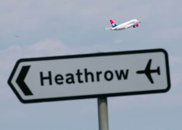 A plane taking off at Heathrow Airport. The airline is barely able to cope with its passenger volumes when flights are going according to plan, let alone when they are cancelled. Photo: Daniel Leal-Olivas/PA Wire