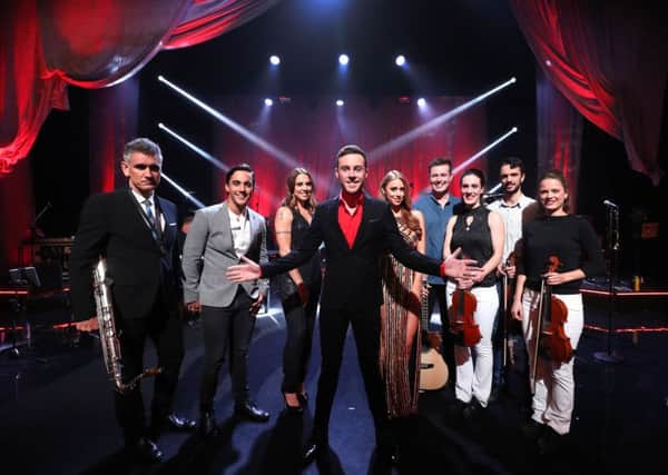 Nathan Carter and guests on his show