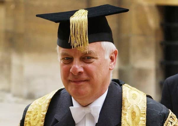 Chris Patten being sworn in as the 294th chancellor of Oxford University in 2006