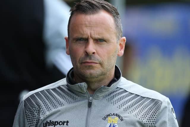 Dungannon Swifts manager Rodney McAree.