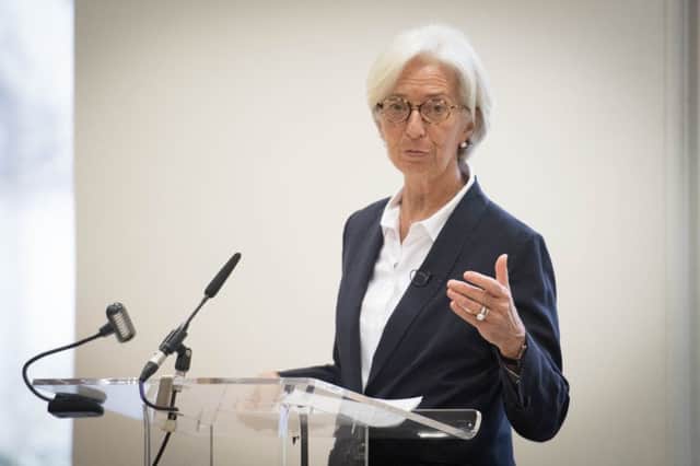 Lower investment and public spending likely - IMF chief Christine Lagarde