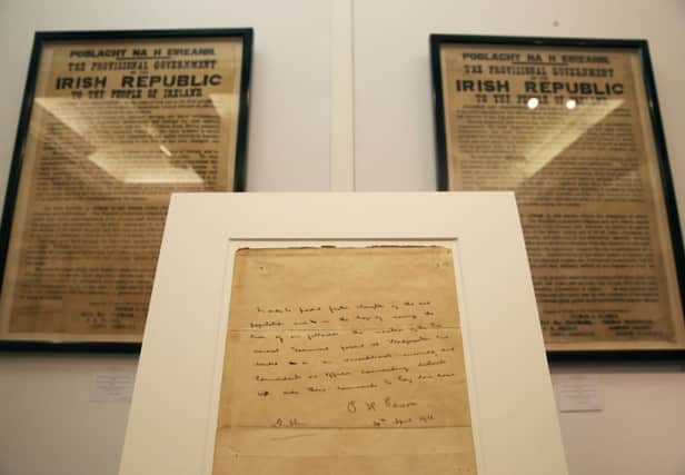 Patrick Pearse's final order of surrender has been on display in the GPO in Dublin's O'Connell St for the past year