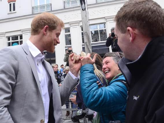 Prince Harry made his first official visit to Northern Ireland