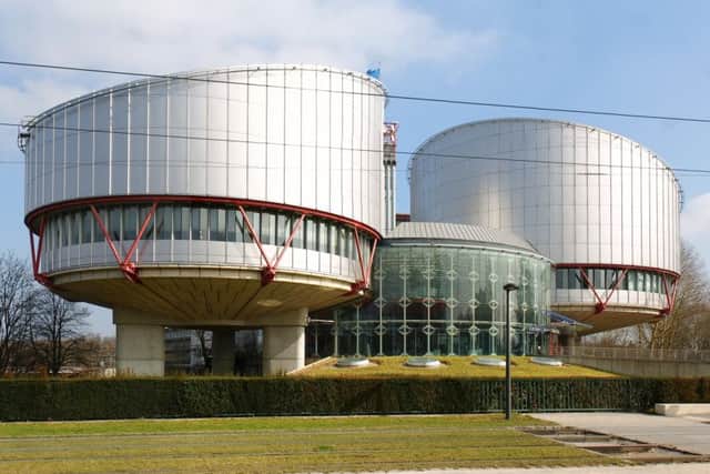 The European Court of Human Rights at Strasbourg. It adjudicates on the European Convention on Human Rights, which best exemplifies the post-war concept of human rights
